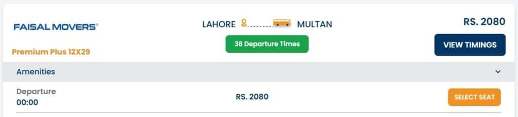 Faisal Movers Fares 2026 – Latest Ticket Price List for All Routes & Bus Classes Faisal Movers Fares 2026 – Latest Ticket Price List for All Routes & Bus Classes