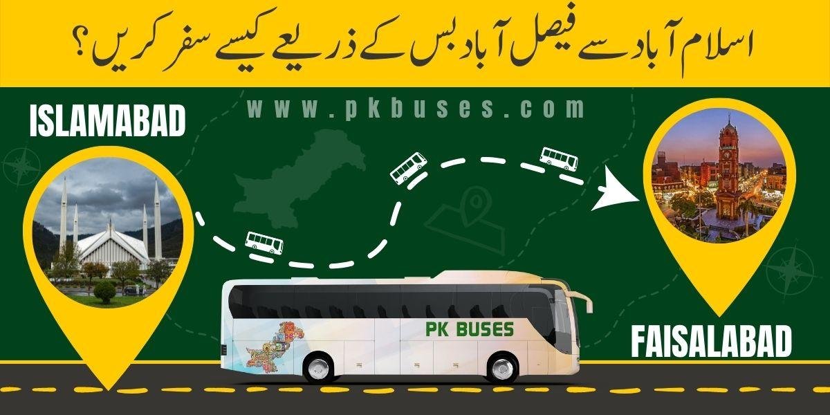 Travel from Islamabad to Faisalabad by Bus, Train, Car or Air